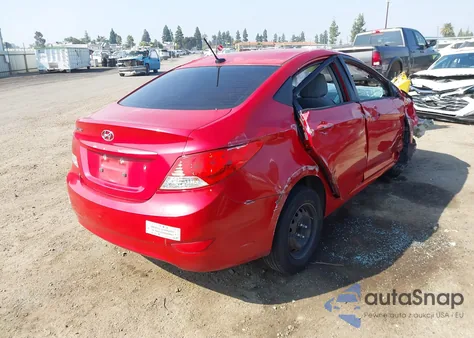 2014 Hyundai Accent Gls z USA, uszkodzony, nr VIN KMHCT4AE5EU644790